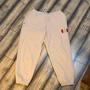 Men’s Cream Jogger Pants